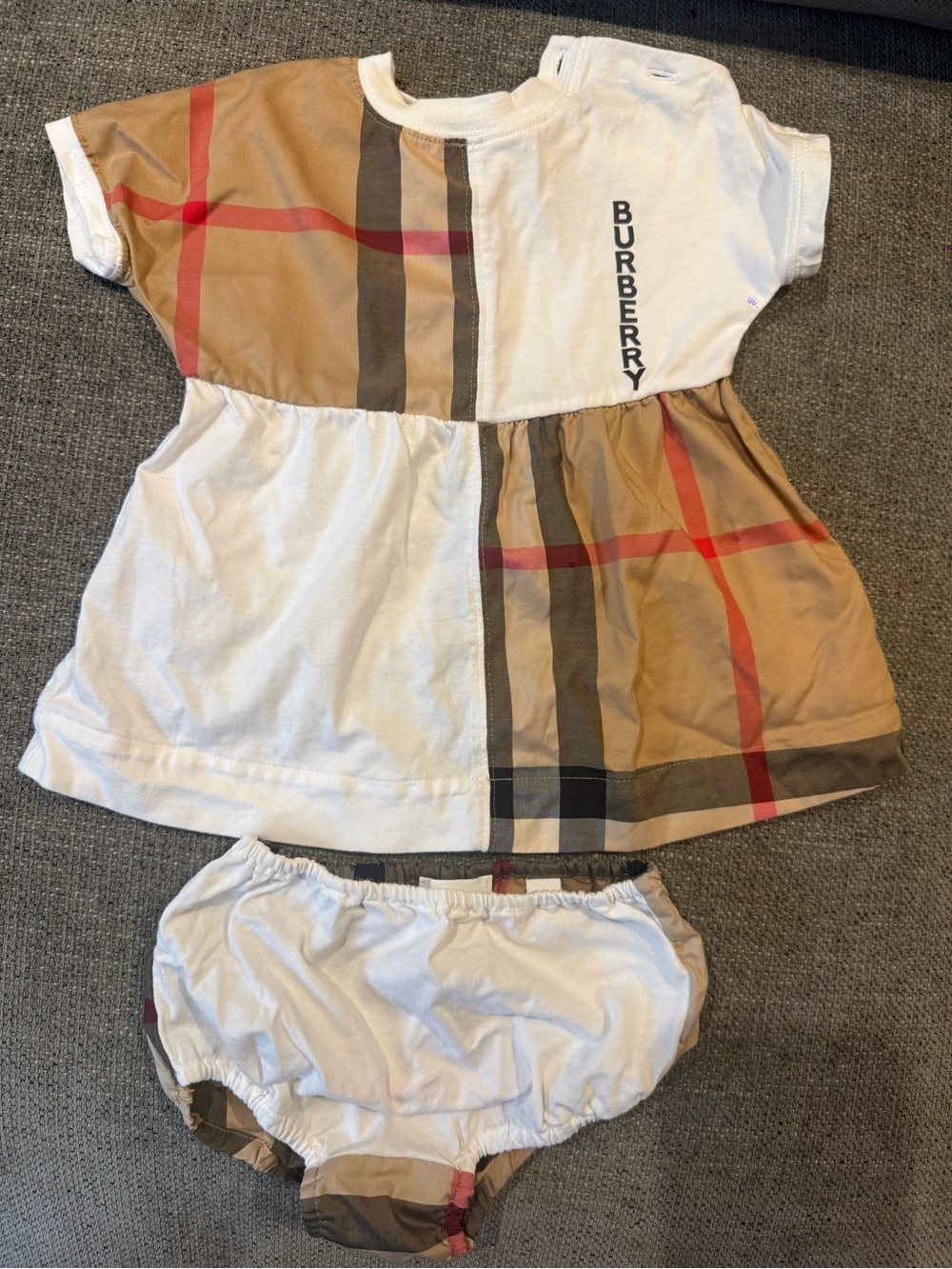 Burberry Baby Dress & Bloomer Set